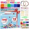 5100 Clay Beads Bracelet Making Kit, Flat Preppy Beads for Friendship Jewelry Making,Polymer Heishi Beads with Charms Gifts